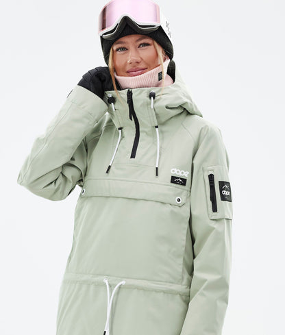 Snowboard Jacket Women Soft Green