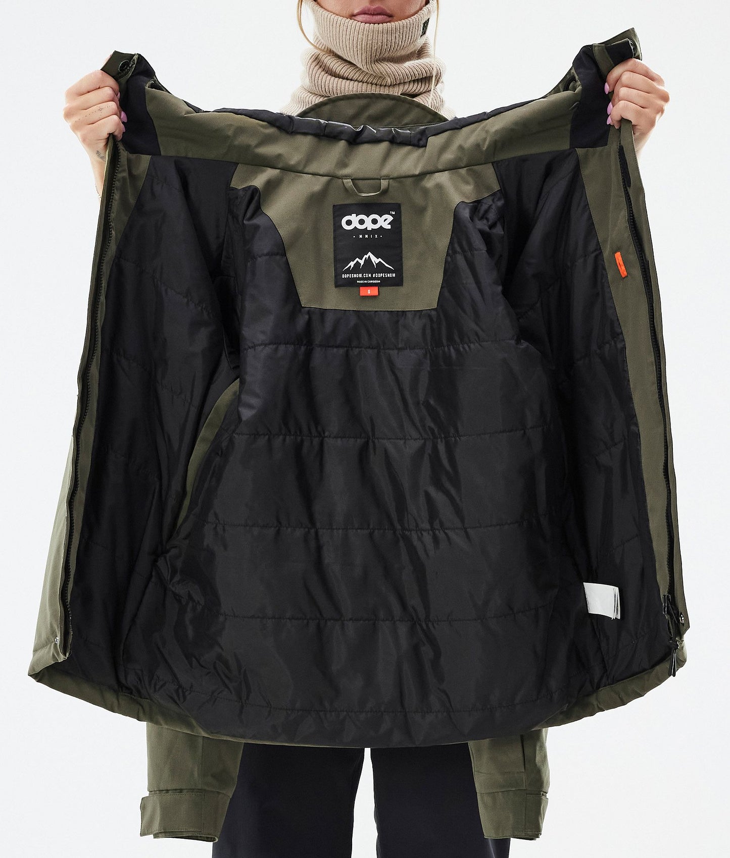 Snowboard Jacket Women Olive Green