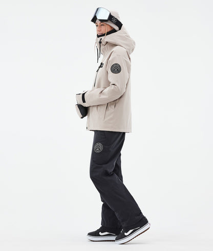 Snowboard Jacket Women Sand