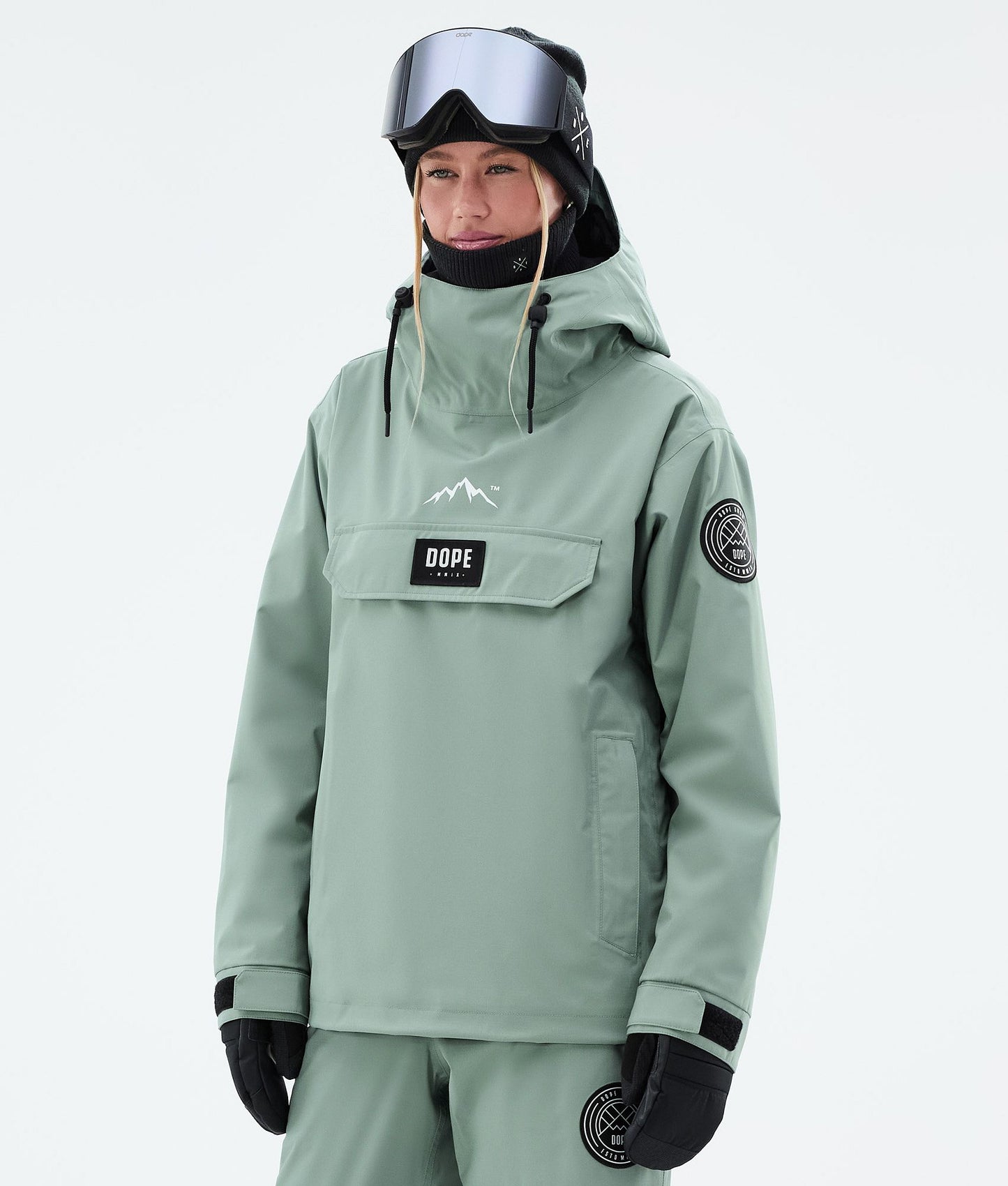 Snowboard Jacket Women Olive Green