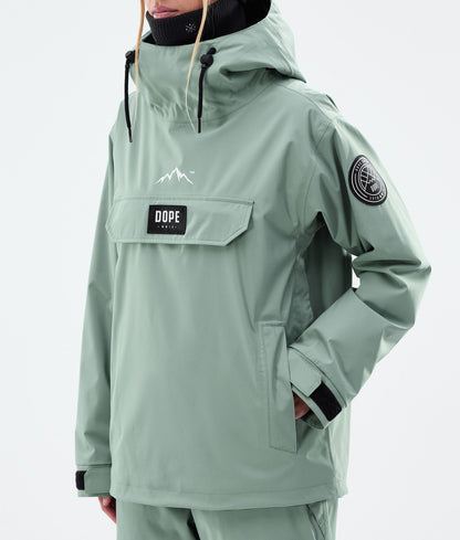 Snowboard Jacket Women Faded Green