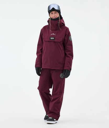 Snowboard Jacket Women Burgundy