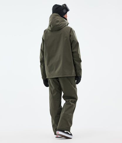 Snowboard Jacket Women Olive Green