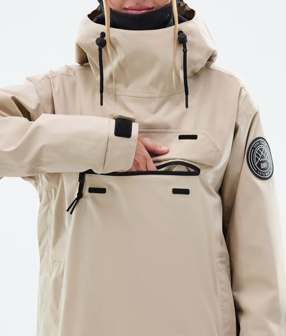 Snowboard Jacket Women Sand