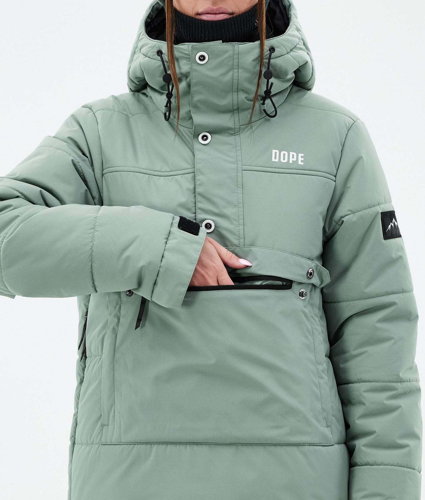 Snowboard Jacket Women Faded Green