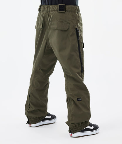 Snowboard Pants Men Olive Green