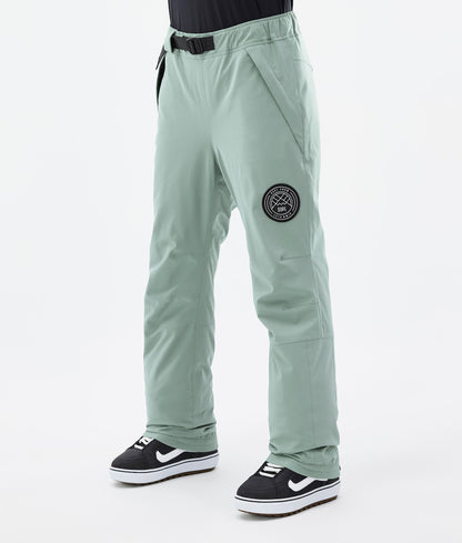 Snowboard Pants Women Faded Green