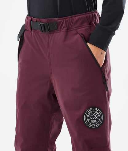 Snowboard Pants Women Burgundy
