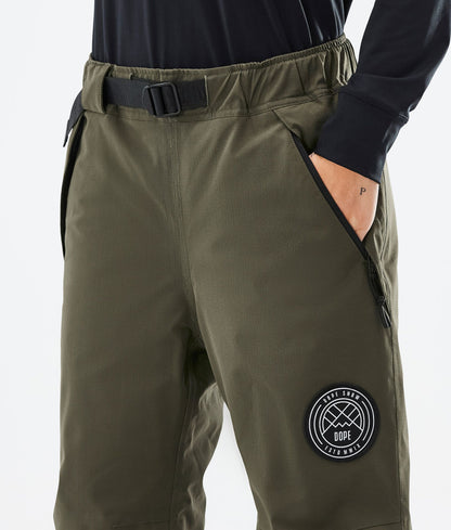 Snowboard Pants Women Olive Green