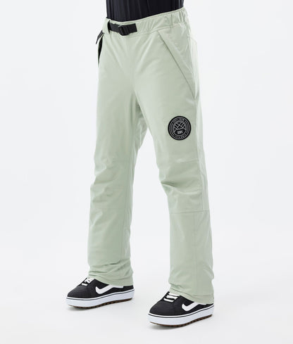 Snowboard Pants Women Faded Green