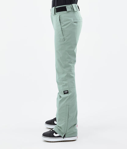 Snowboard Pants Women Faded Green