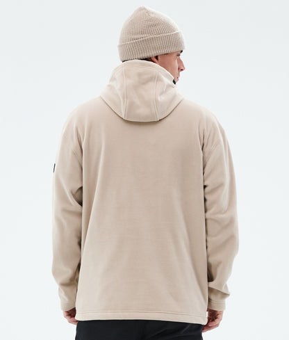 Fleece Hoodie Men Sand