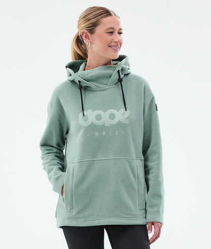 Fleece Hoodie Women Light Grey