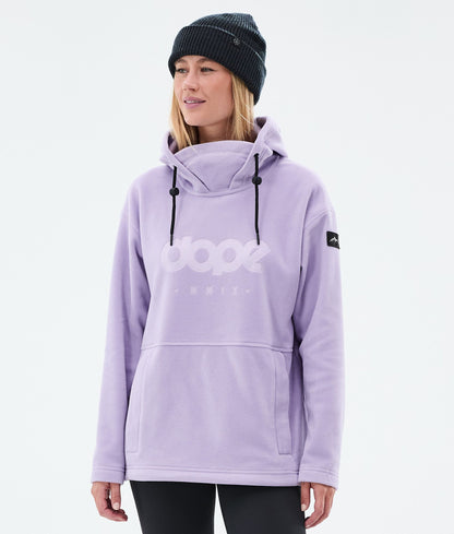 Fleece Hoodie Women Light Grey