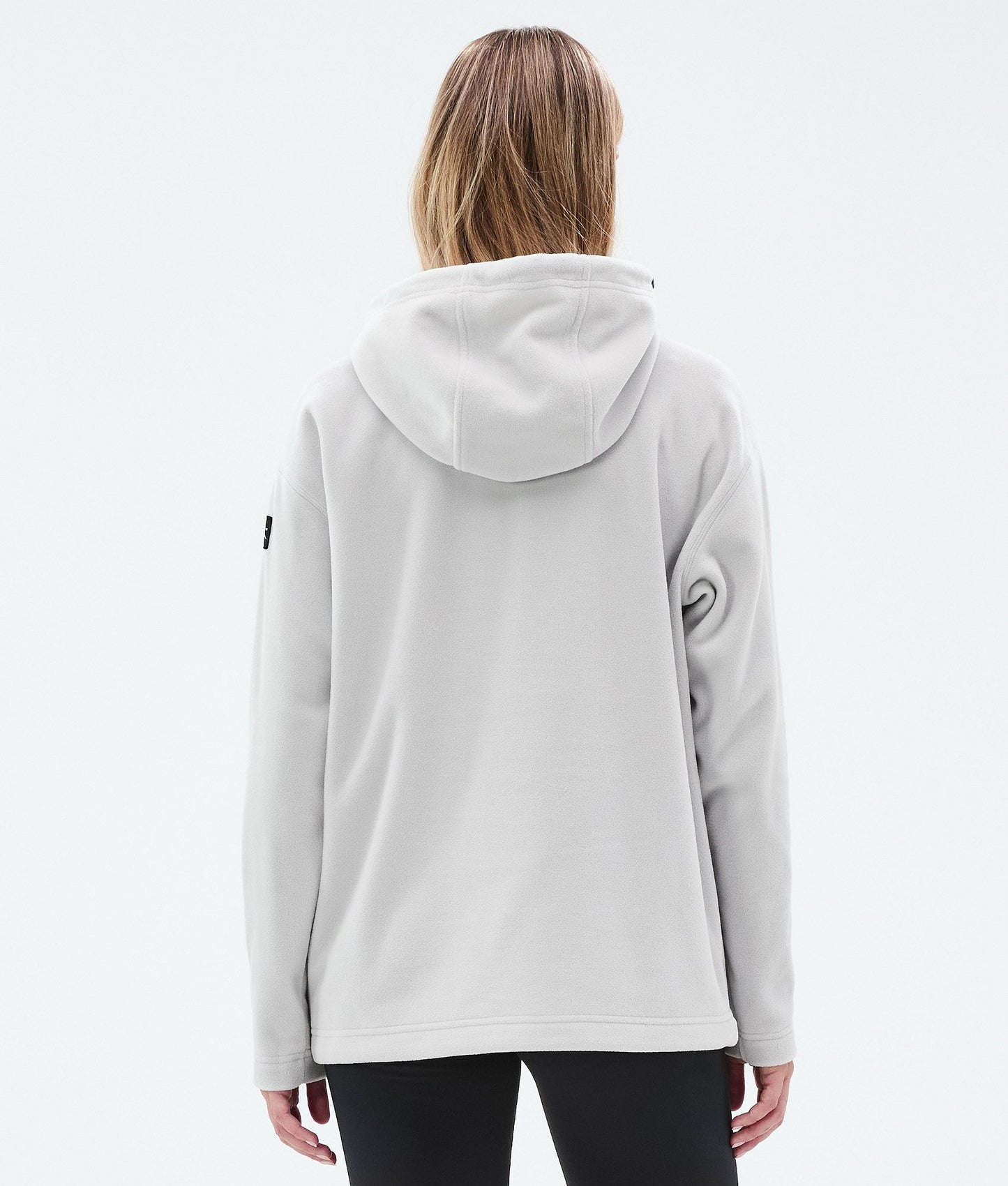 Fleece Hoodie Women Light Grey