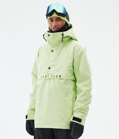 Snowboard Jacket Men Faded Neon