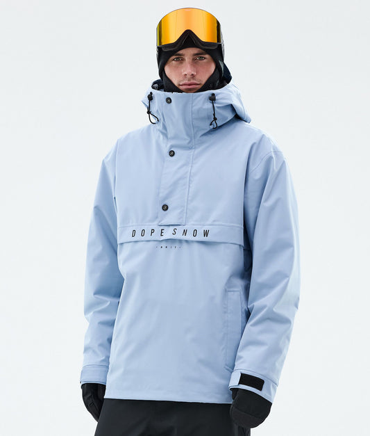 Snowboard Jacket Men Light Blue