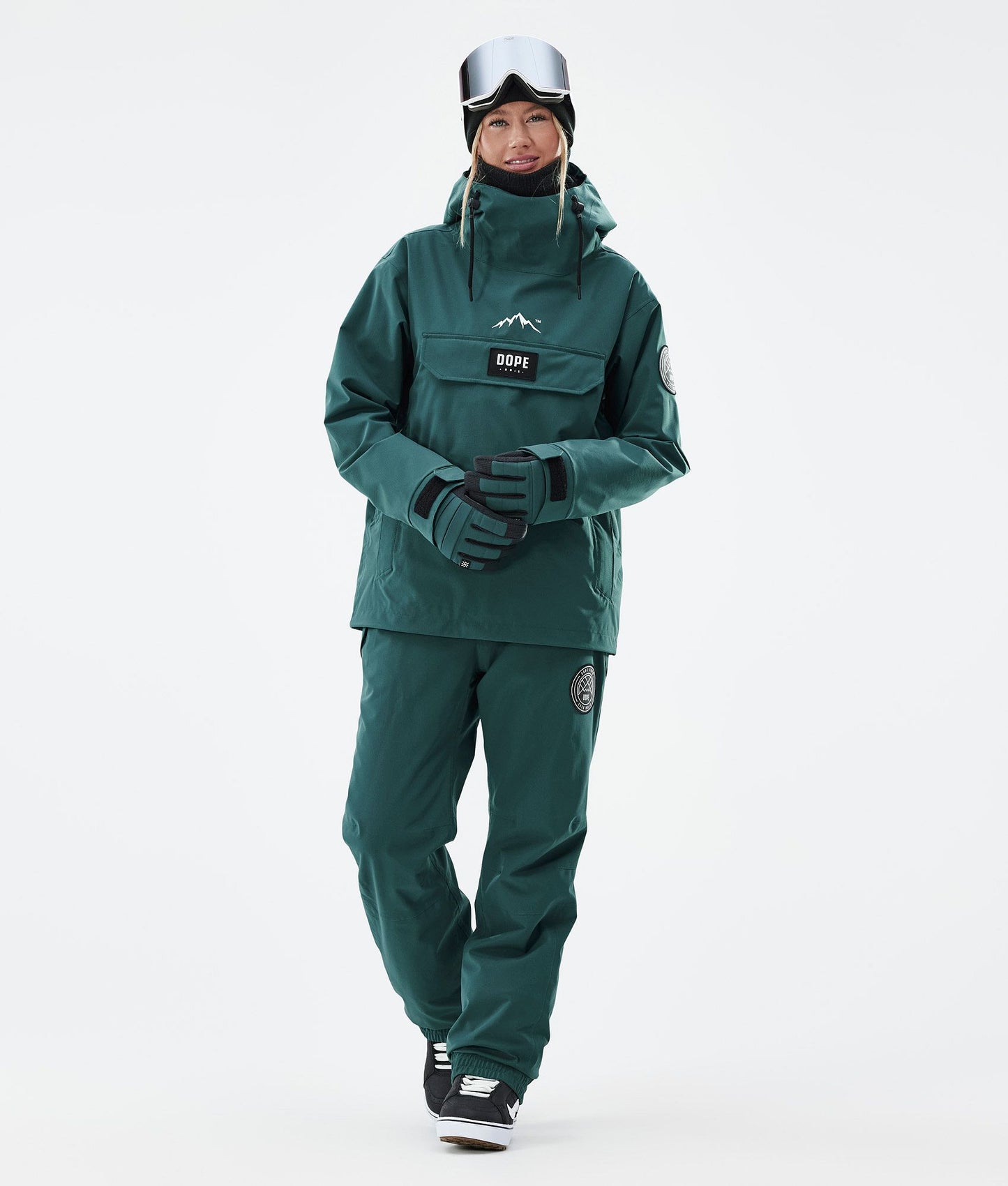 Snowboard Jacket Women Bottle Green