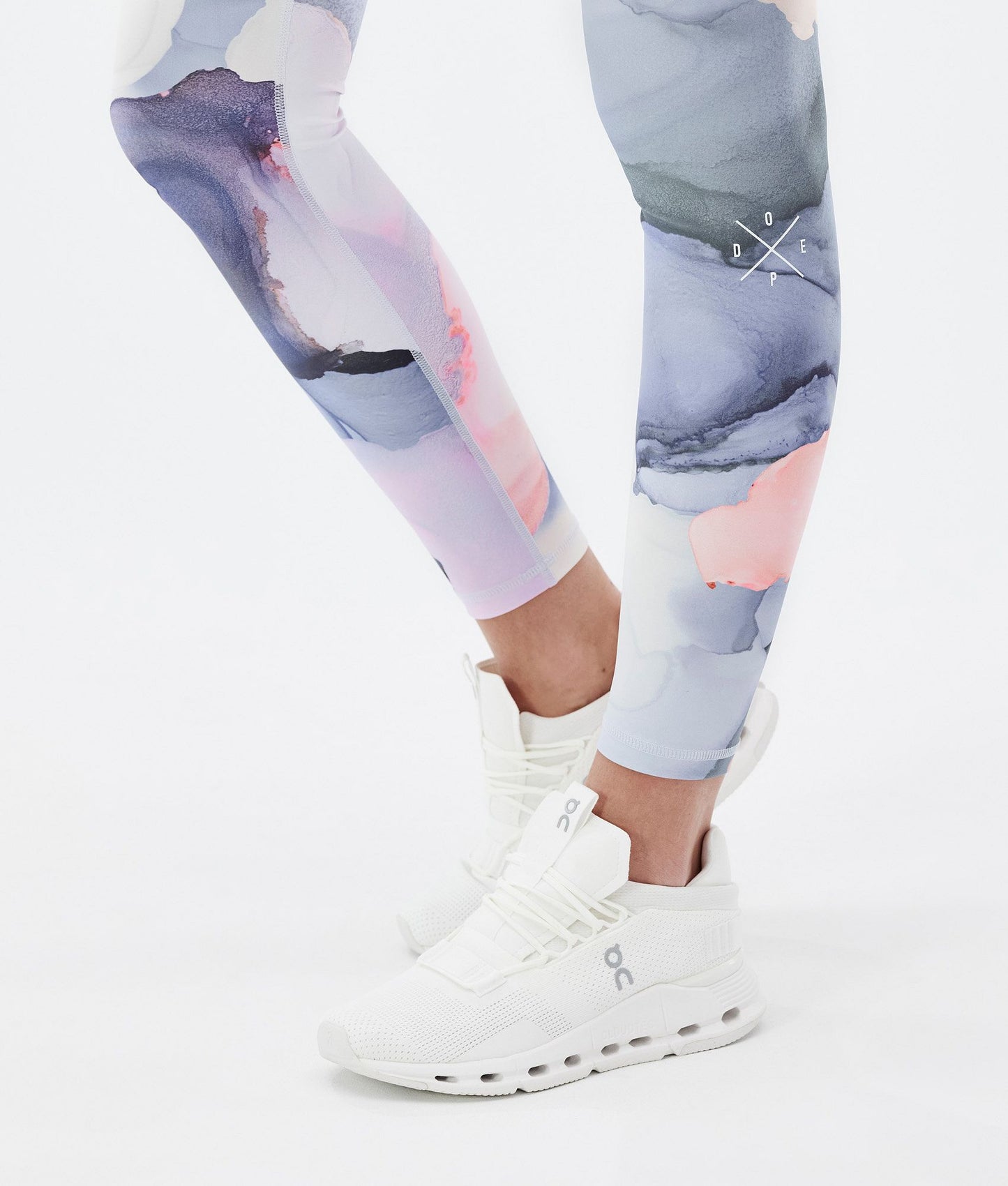 Leggings Women Blot Peach