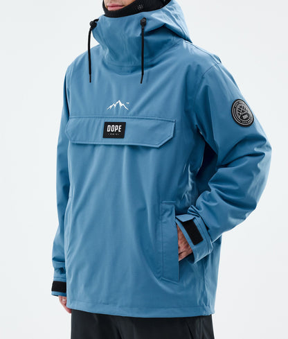 Snowboard Jacket Men Blue Steel