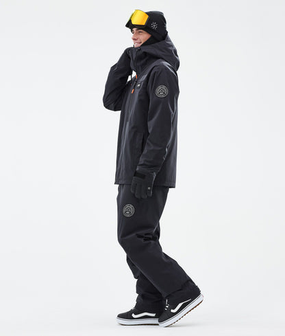 Snowboard Jacket Men Black