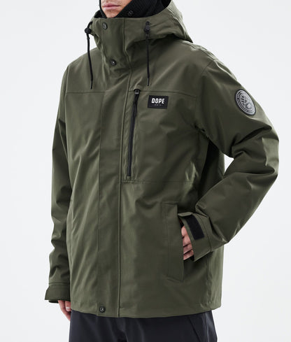 Snowboard Jacket Men Olive Green