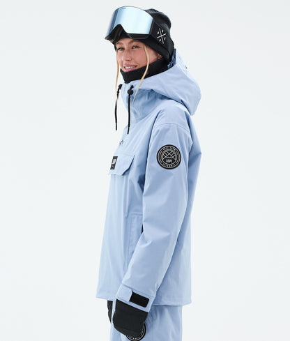 Snowboard Jacket Women Light Blue