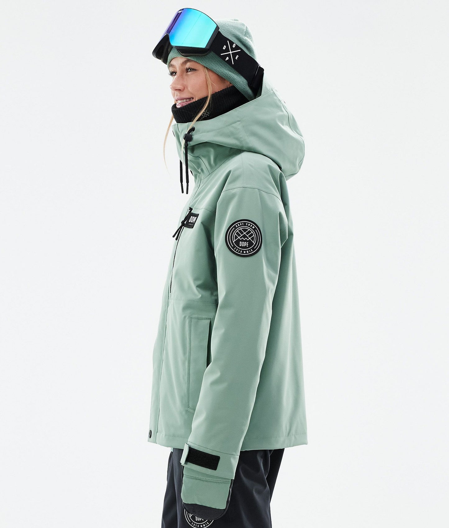 Snowboard Jacket Women Faded Green