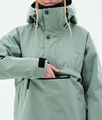 Snowboard Jacket Women Faded Green