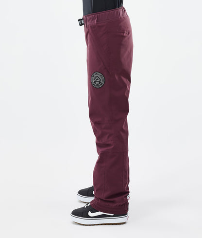 Snowboard Pants Women Burgundy