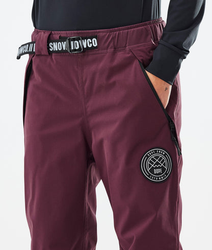 Snowboard Pants Women Burgundy