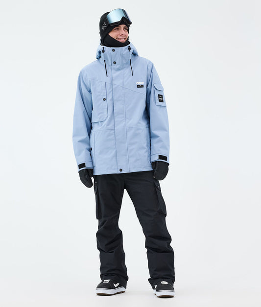 Snowboard Jacket Men Light Blue