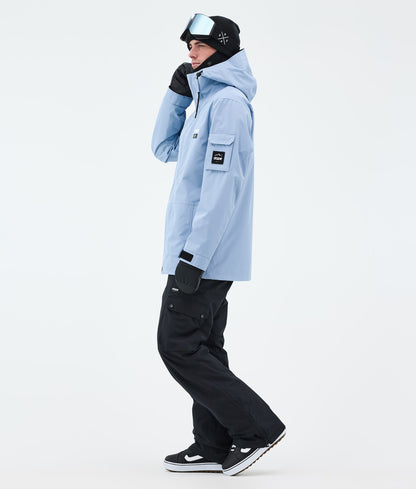 Snowboard Jacket Men Light Blue
