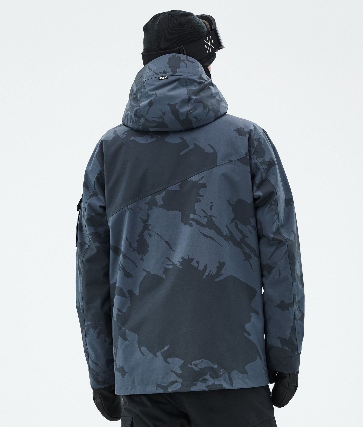 Snowboard Jacket Men Metal Blue Camo