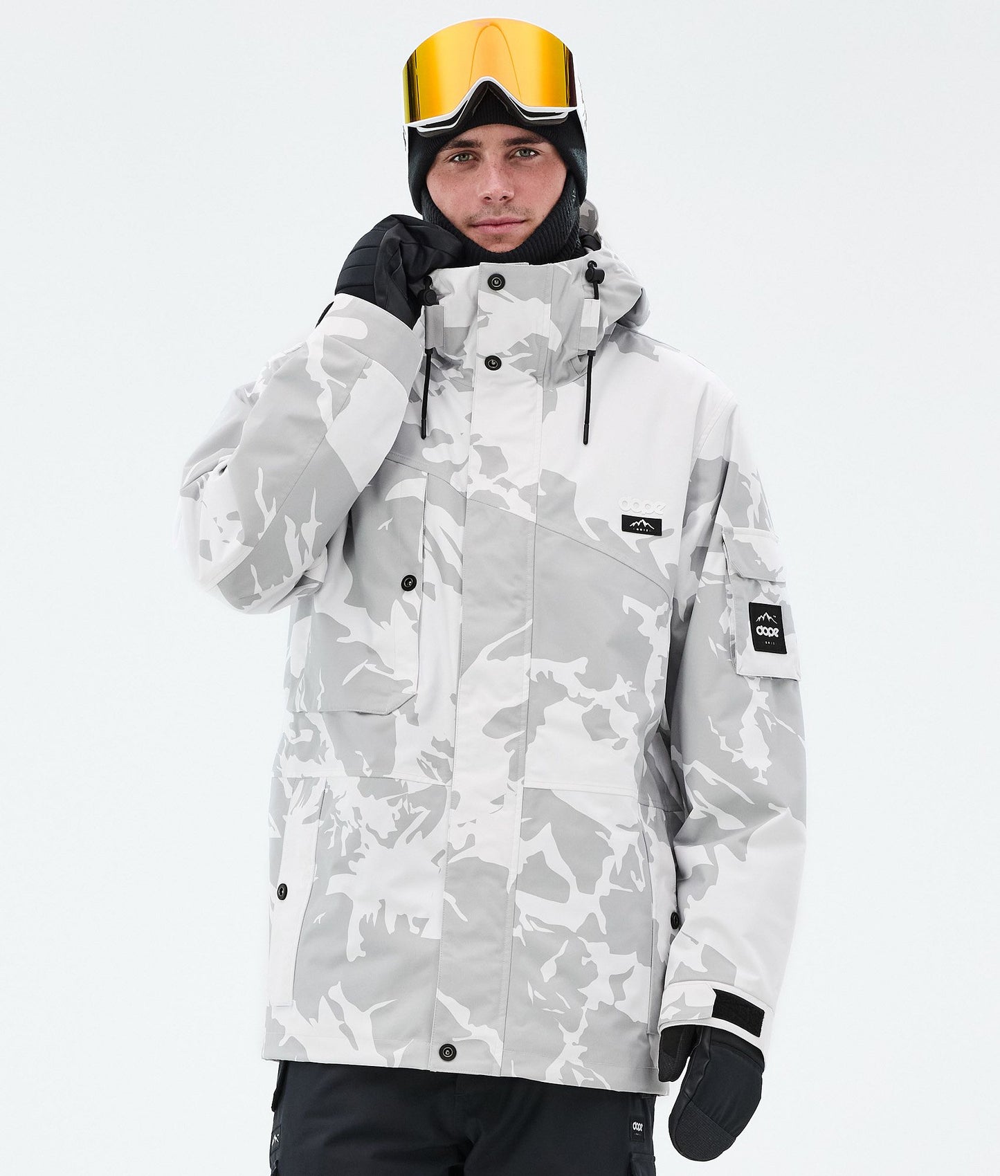Snowboard Jacket Men Spray Black Red