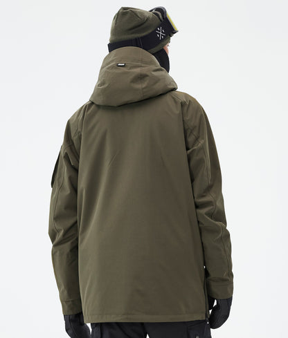 Snowboard Jacket Men Olive Green