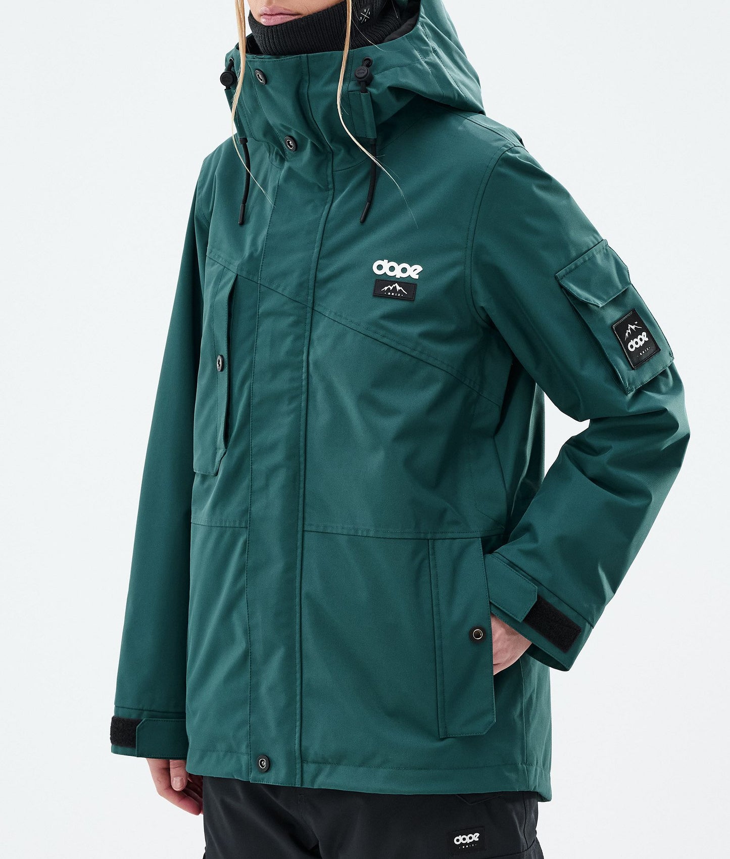 Snowboard Jacket Women Bottle Green