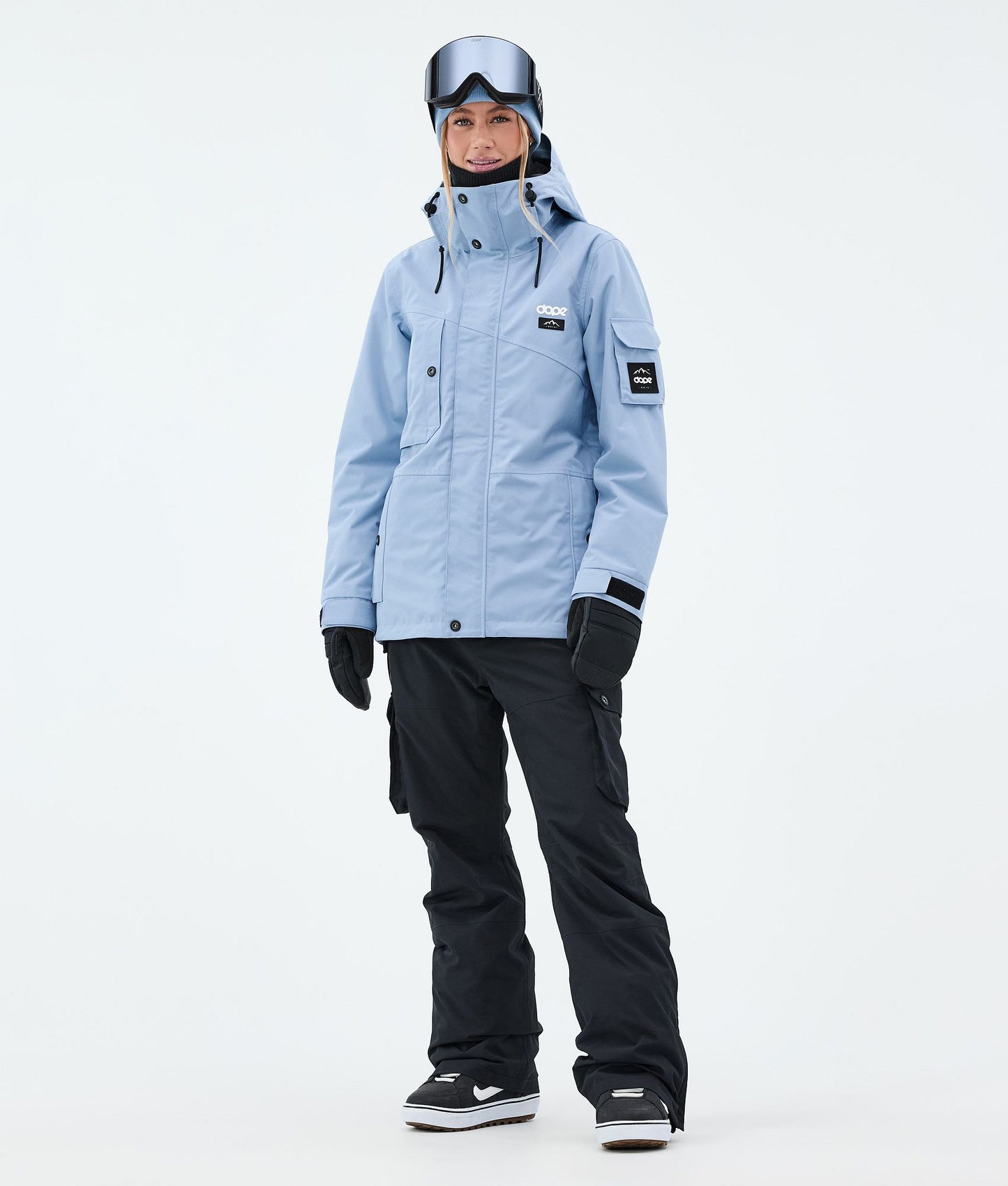 Snowboard Jacket Women Light Blue