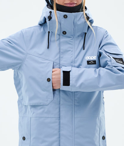 Snowboard Jacket Women Light Blue