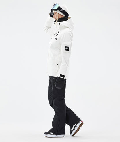 Snowboard Jacket Women Old White