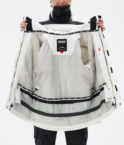 Snowboard Jacket Women Old White