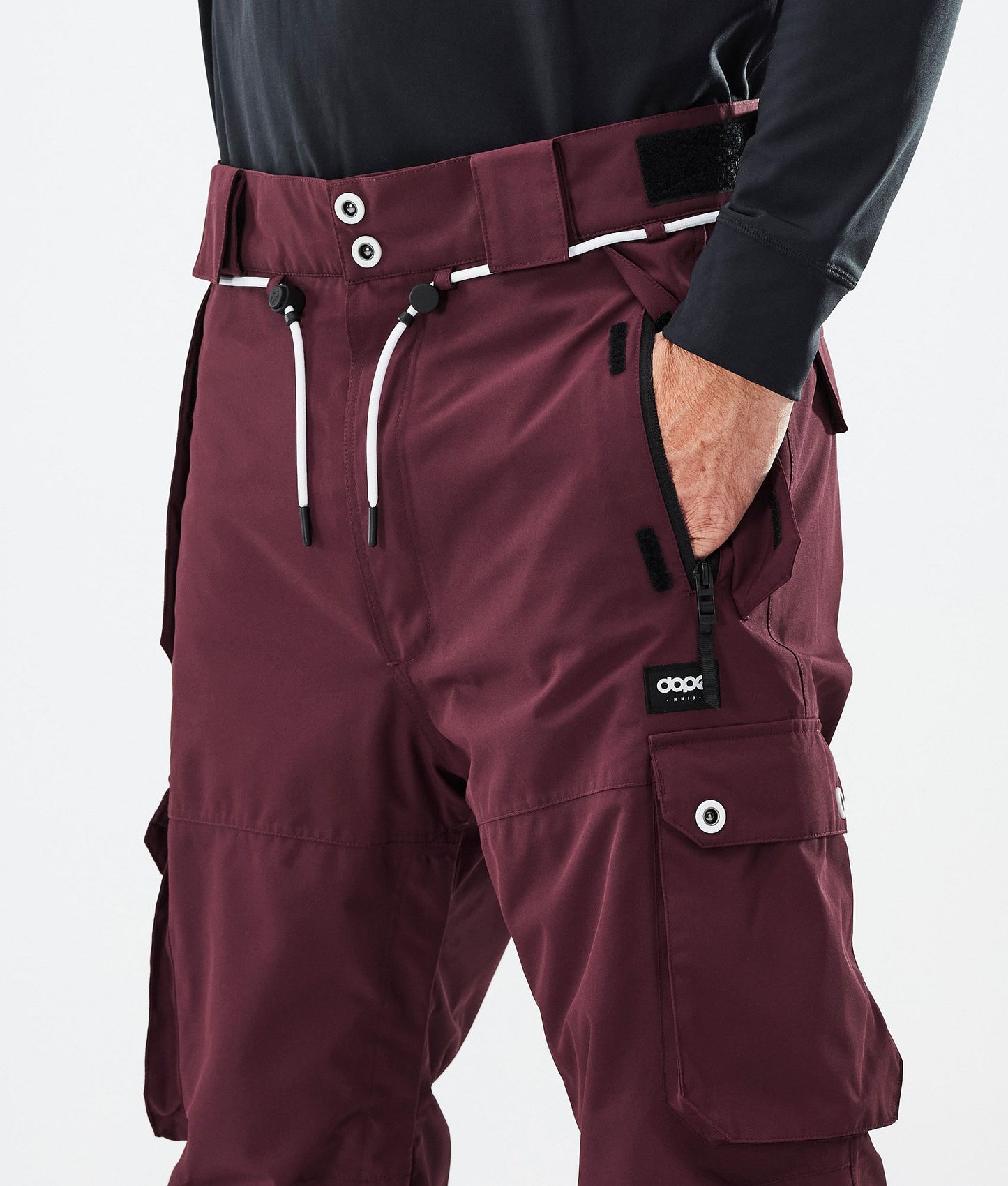 Snowboard Pants Men Burgundy