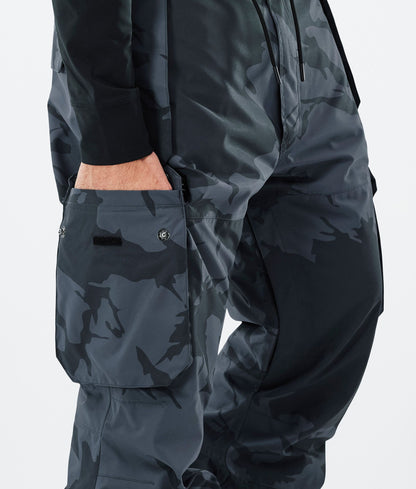 Snowboard Pants Men Metal Blue Camo