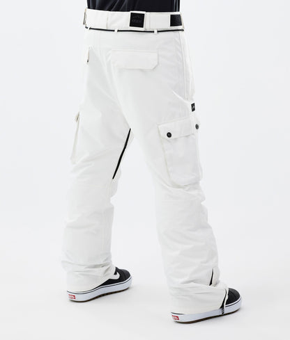 Snowboard Pants Men Old White