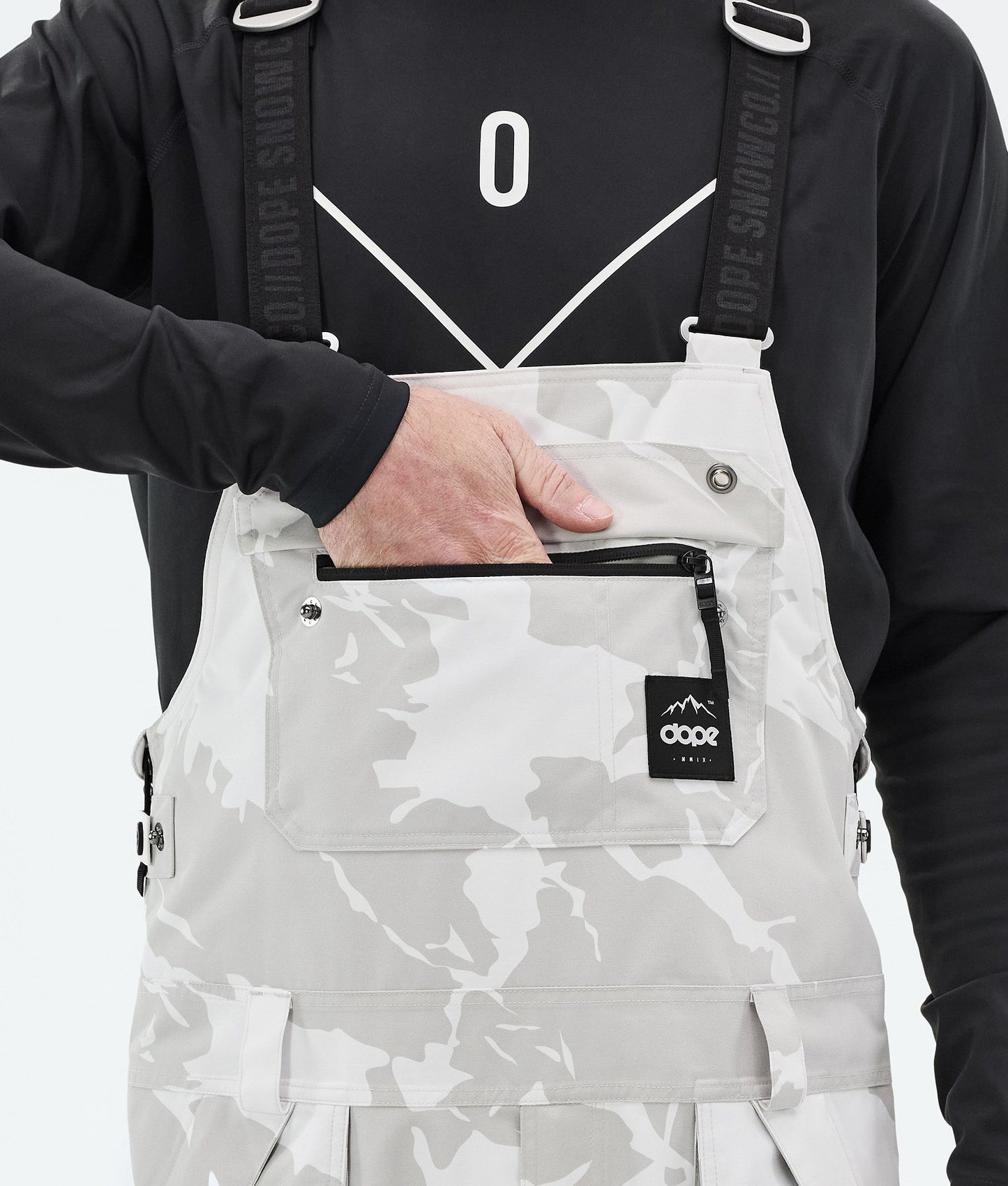 Snowboard Pants Men Grey Camo