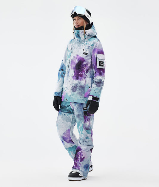 Snowboard Pants Women Spray Green Grape