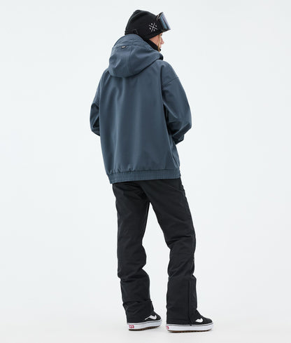Snowboard Jacket Women Metal Blue