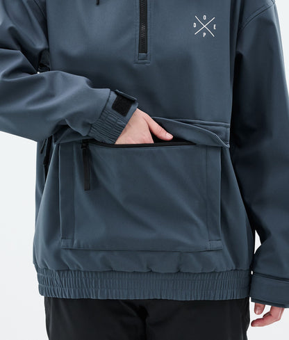 Snowboard Jacket Women Metal Blue