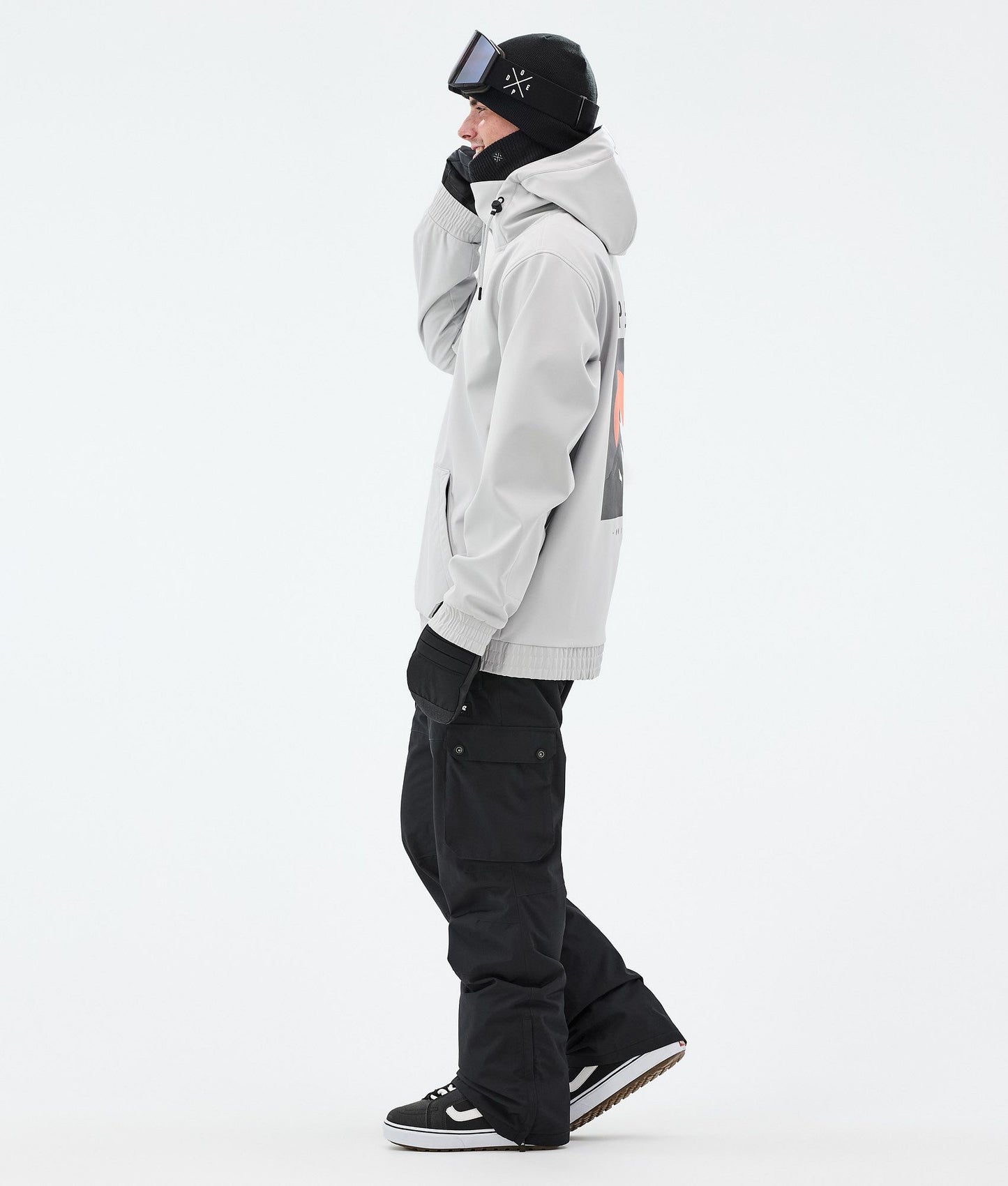 Snowboard Jacket Men Aphex Light Grey