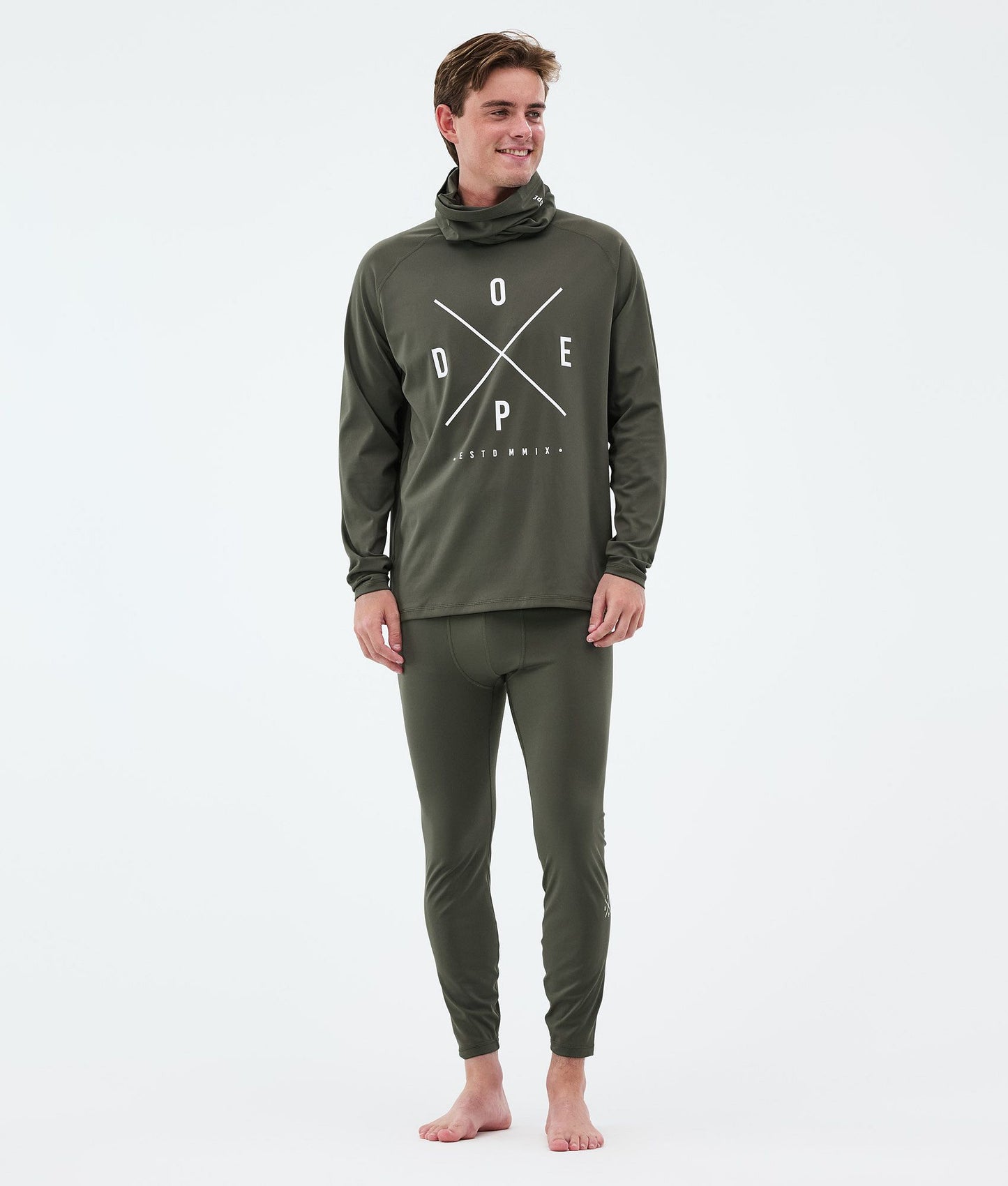 Base Layer Top Men 2X-Up Olive Green